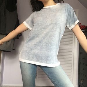 heathered tee